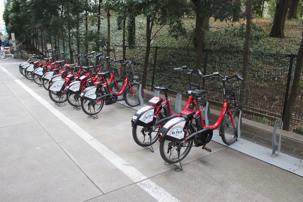 新宿 御苑 自転車