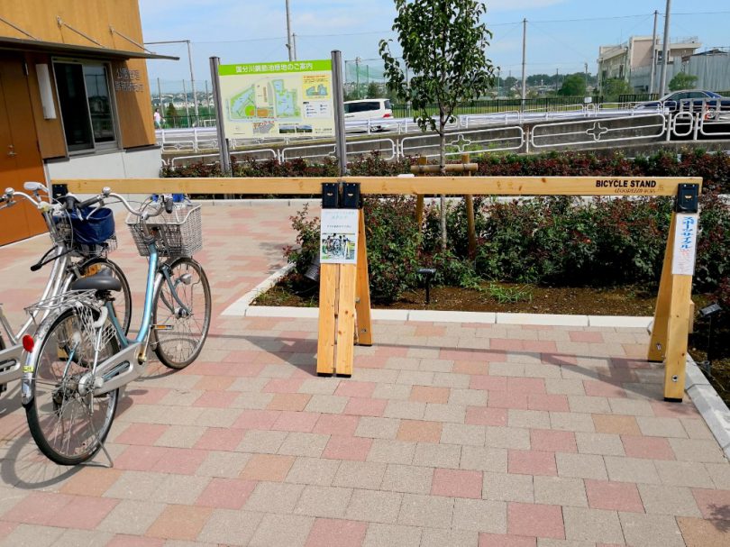 道の駅いちかわ バイクスタンド