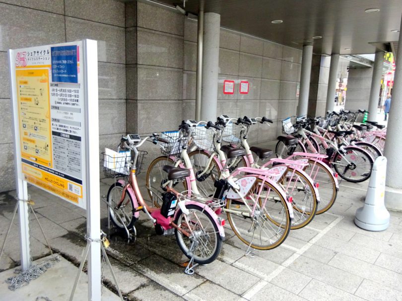 ここから小山駅まで 自転車