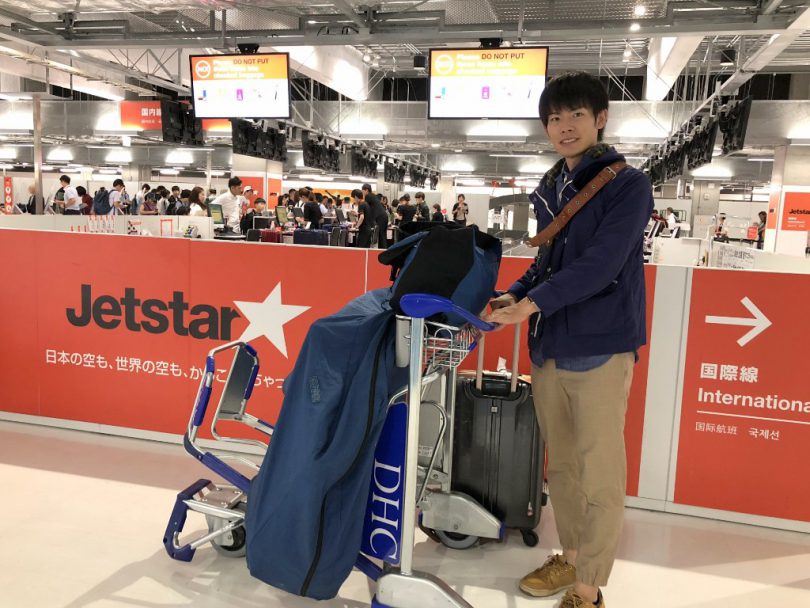 ジェットスターにて