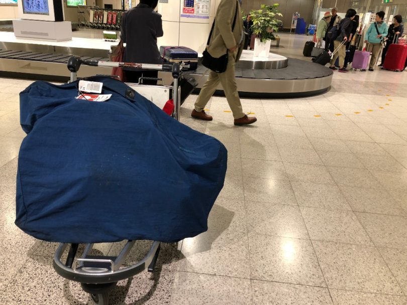 新千歳空港に到着