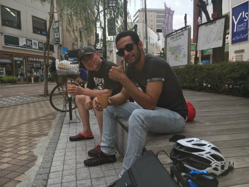 サウジアラビア人留学生と中国人のおじさん