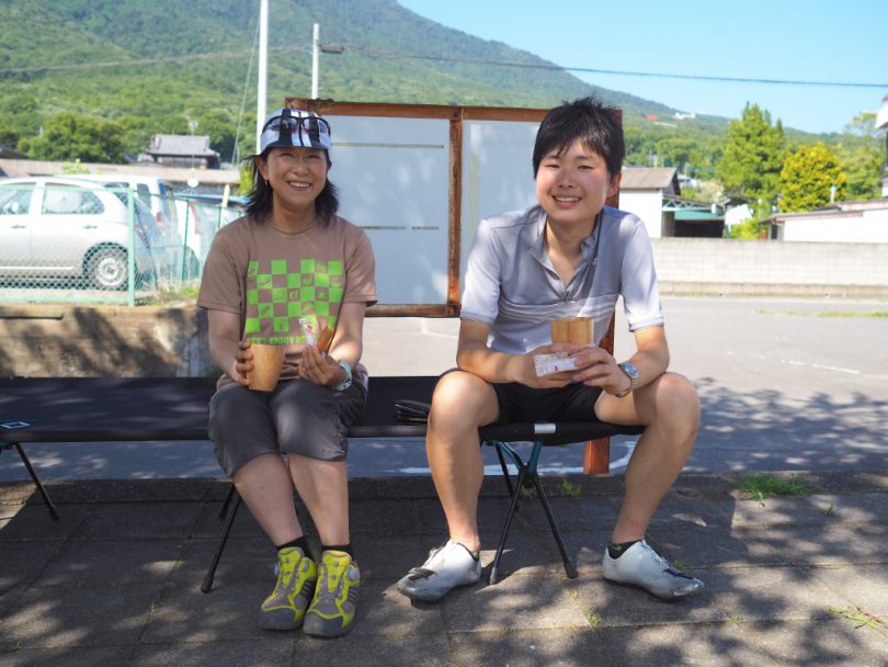 素敵なサイクリング&カフェを演出してくださった一美さんに、寛太さん。