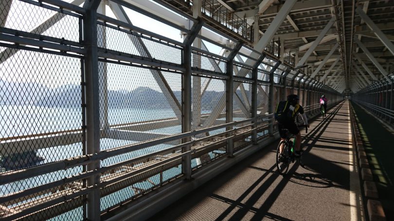 因島大橋　自転車道