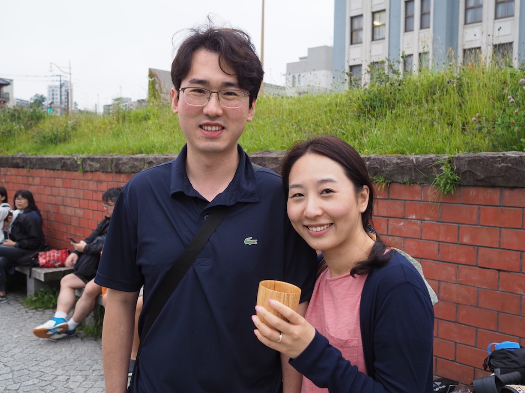 韓国からの新婚旅行カップル