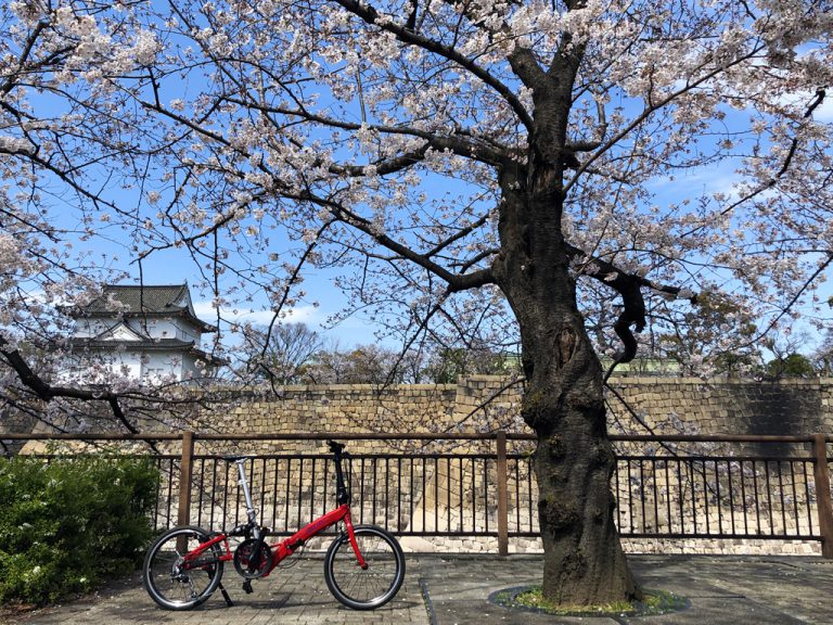 ここから森ノ宮駅まで自転車