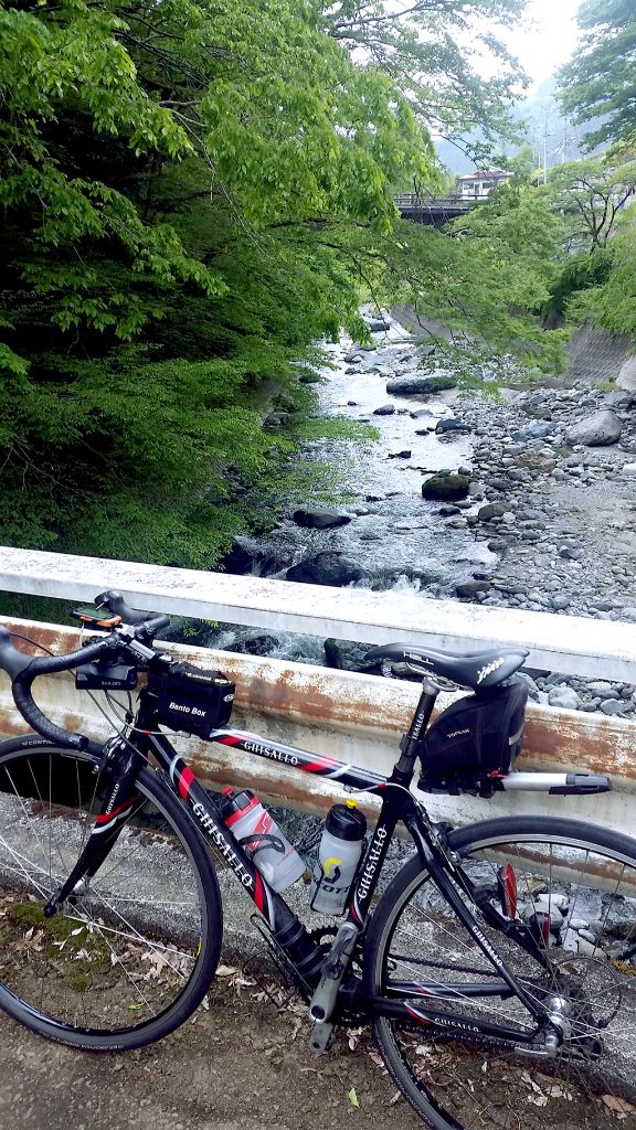 道志みちは美しい道志川に沿って走ります