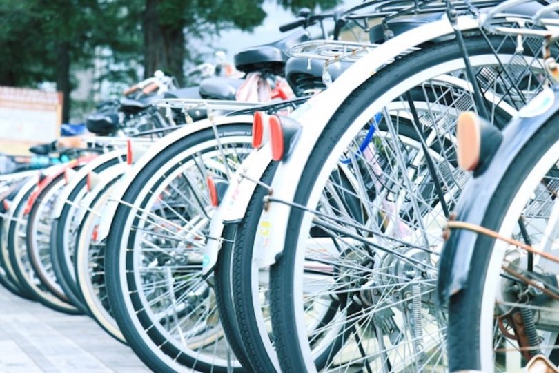 自転車の防犯登録をしてくれるお店