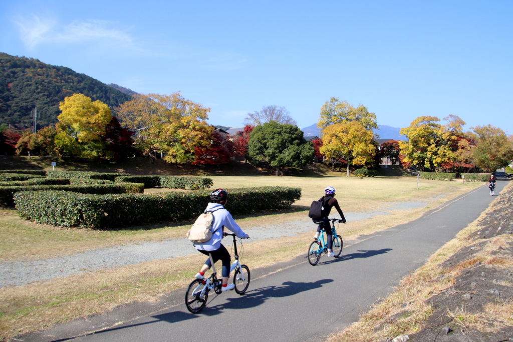 京都 ミニベロ 小径車 で人の少ない紅葉スポットめぐり女子サイクリング Tabirin たびりん