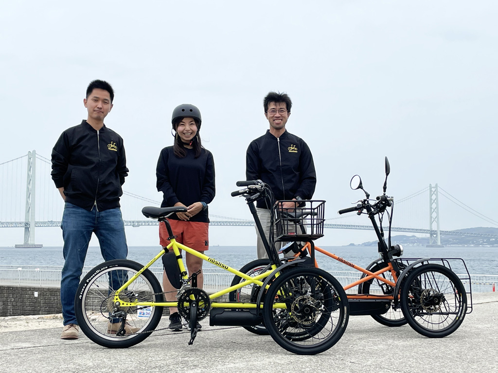 オートバイメーカーのエンジニアが世界征服へ挑む！自転車の利点を活かした３輪モビリティ「noslisu」
