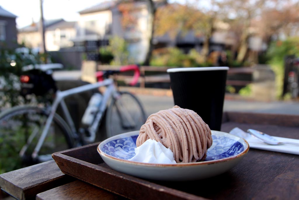 京都・哲学の道でカフェタイム