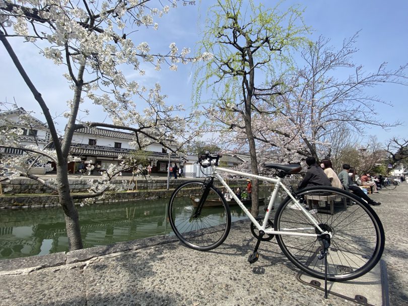 岡山県 桜の時期の倉敷で絶品パンを求めて約8kmサイクリング Tabirin たびりん