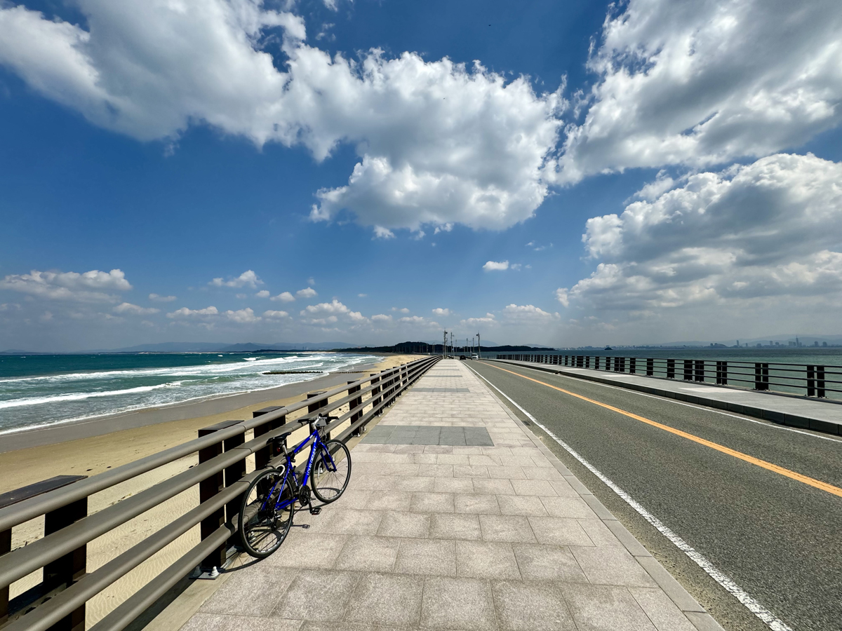 【福岡県】海の中道海浜公園から志賀島をめぐる23km海沿い3時間のサイクリング
