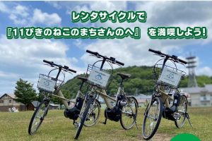 【青森県】三戸町のレンタサイクルで「11ぴきのねこのまちさんのへ」を満喫しよう！《PR》