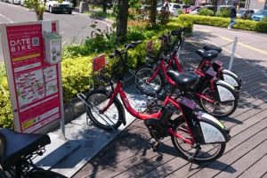 仙台コミュニティサイクル「DATE BIKE」でサイクリング！